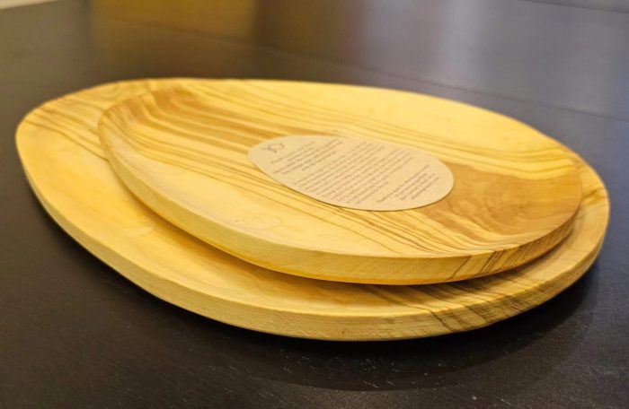 Drewniane Talerze – Zestaw 2 Sztuk