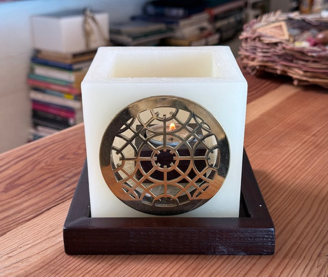 NOWOŚĆ: Świeca Woskowa, Kolor Kremowy